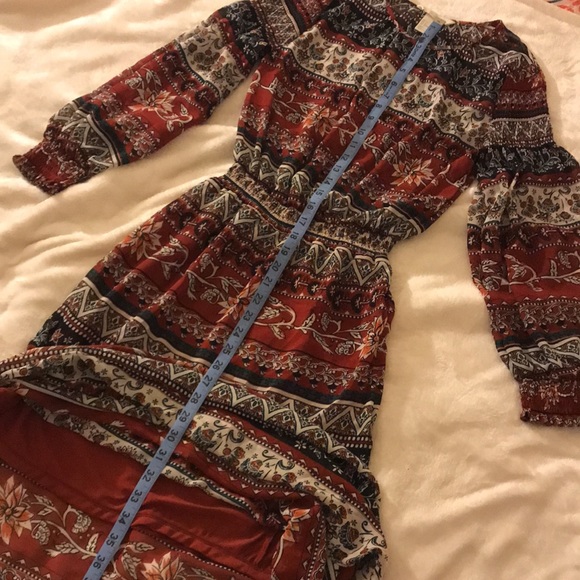 NWOT! H&M Bohemian Maxi Dress - Long Sleeve or Quarter Sleeve 🤎 - Picture 6 of 12